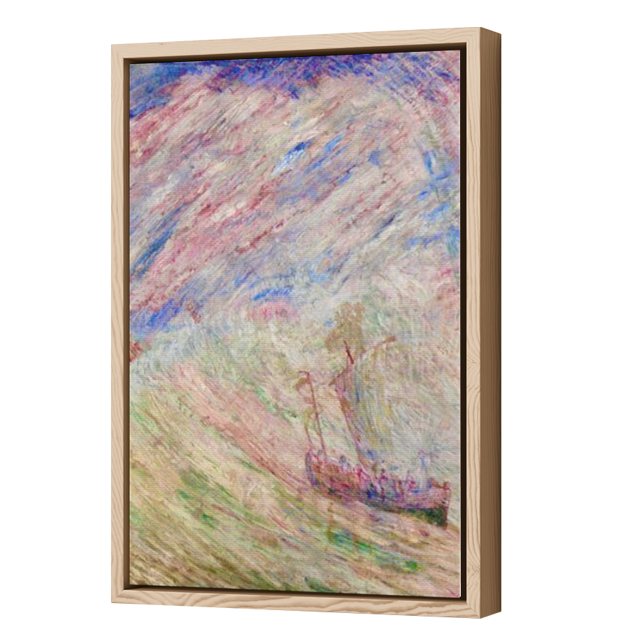 Thumbnail for Canvas - Wood Grain Floating Frame