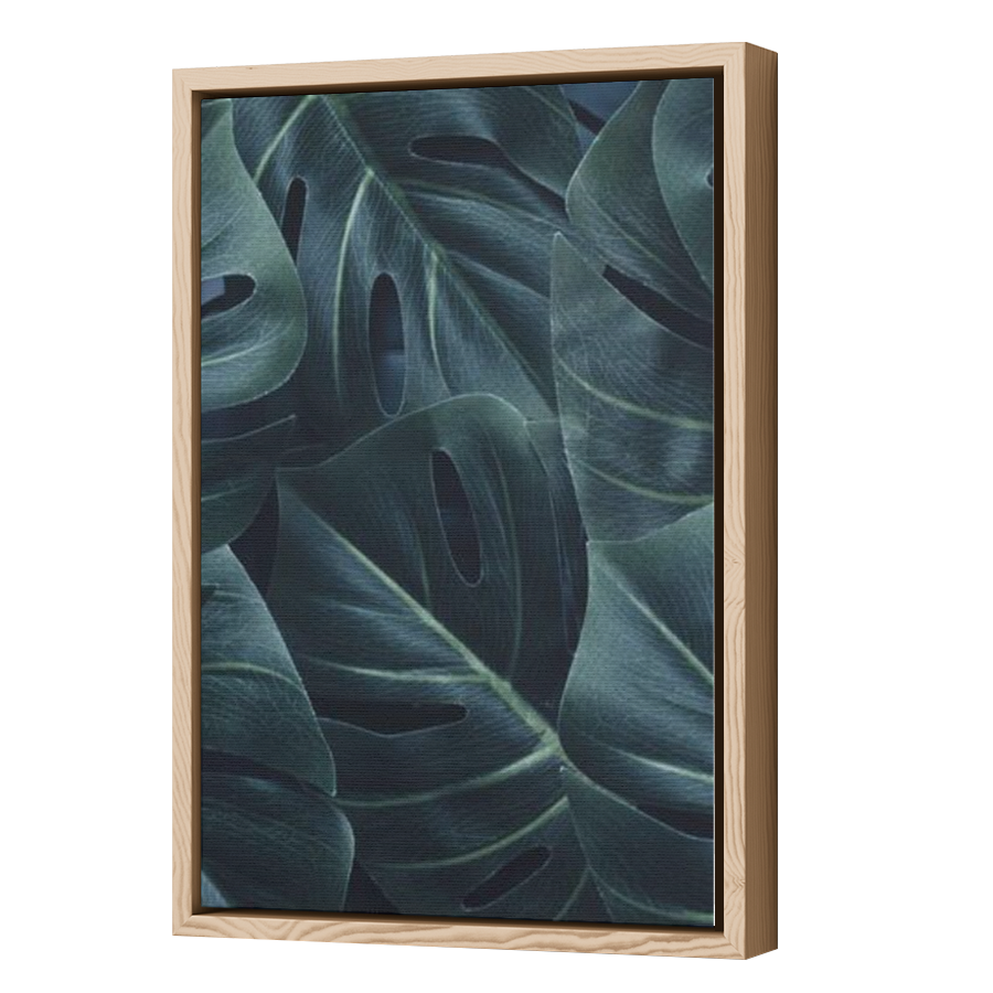 Thumbnail for Canvas - Wood Grain Floating Frame