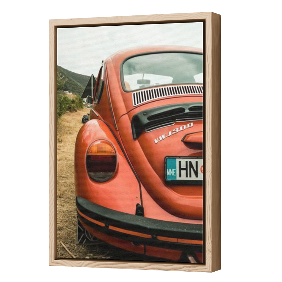 Thumbnail for Canvas - Wood Grain Floating Frame