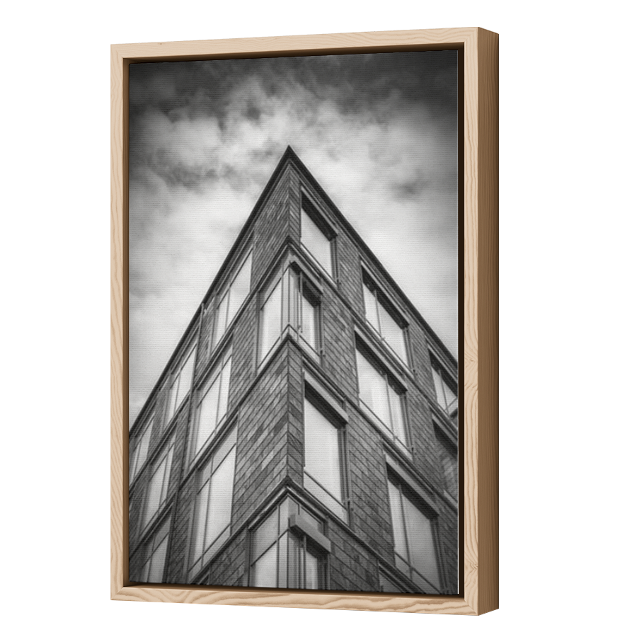 Thumbnail for Canvas - Wood Grain Floating Frame