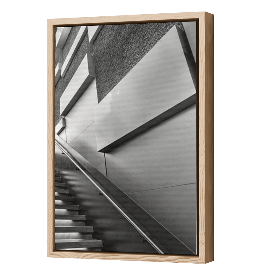 Thumbnail for Canvas - Wood Grain Floating Frame