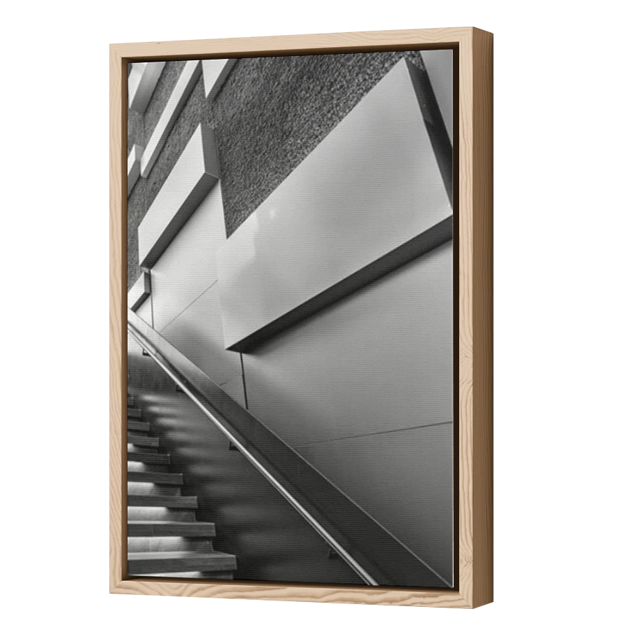 Thumbnail for Canvas - Wood Grain Floating Frame