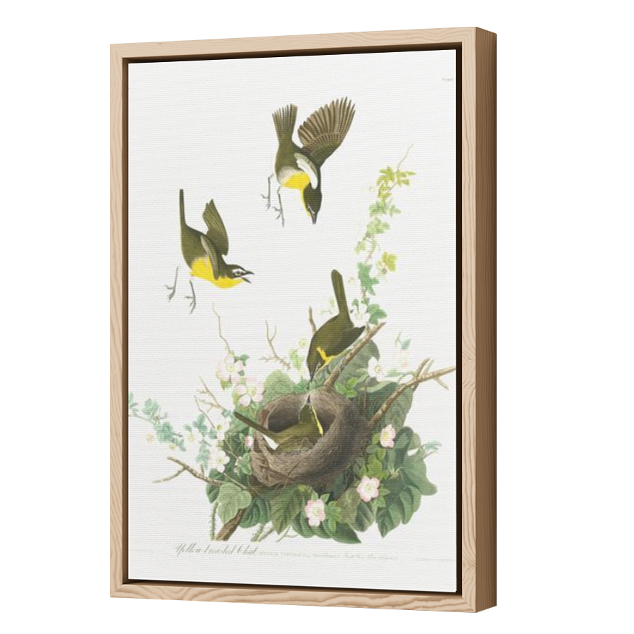 Thumbnail for Canvas - Wood Grain Floating Frame