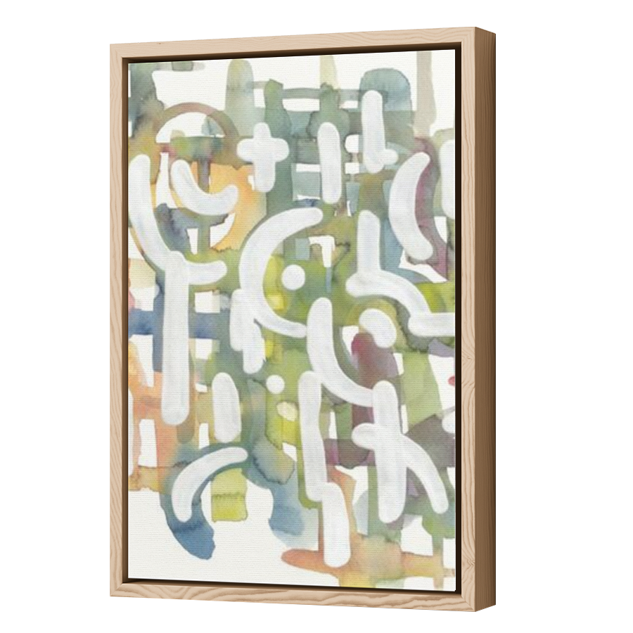 Thumbnail for Canvas - Wood Grain Floating Frame
