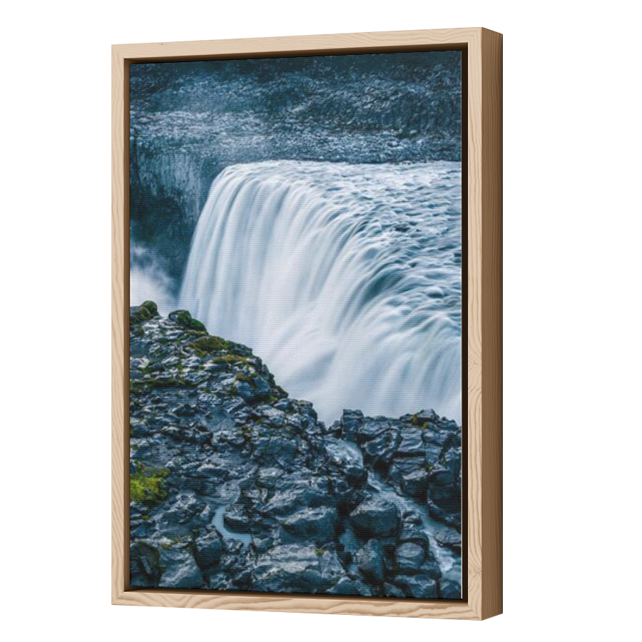 Thumbnail for Canvas - Wood Grain Floating Frame