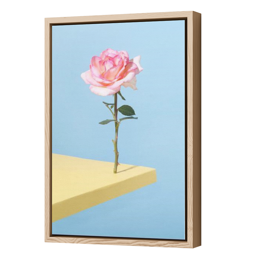 Thumbnail for Canvas - Wood Grain Floating Frame