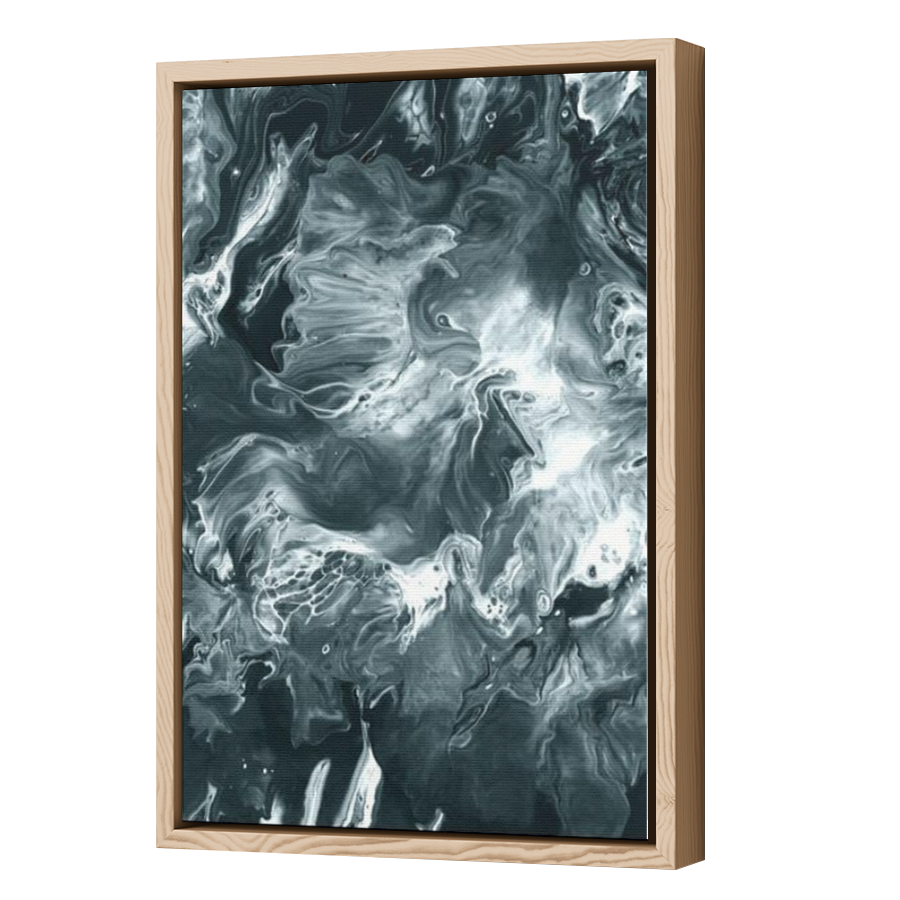 Thumbnail for Canvas - Wood Grain Floating Frame