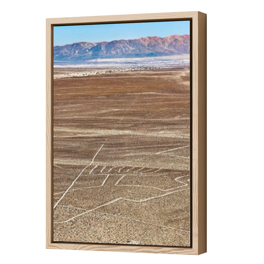 Thumbnail for Canvas - Wood Grain Floating Frame