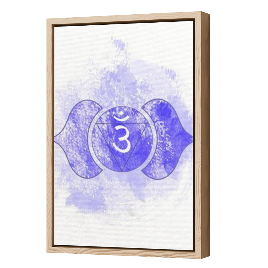 Thumbnail for Canvas - Wood Grain Floating Frame