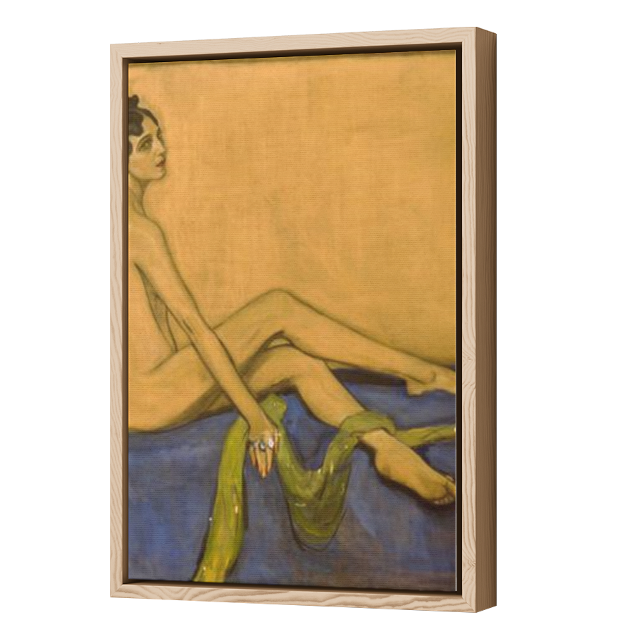 Thumbnail for Canvas - Wood Grain Floating Frame