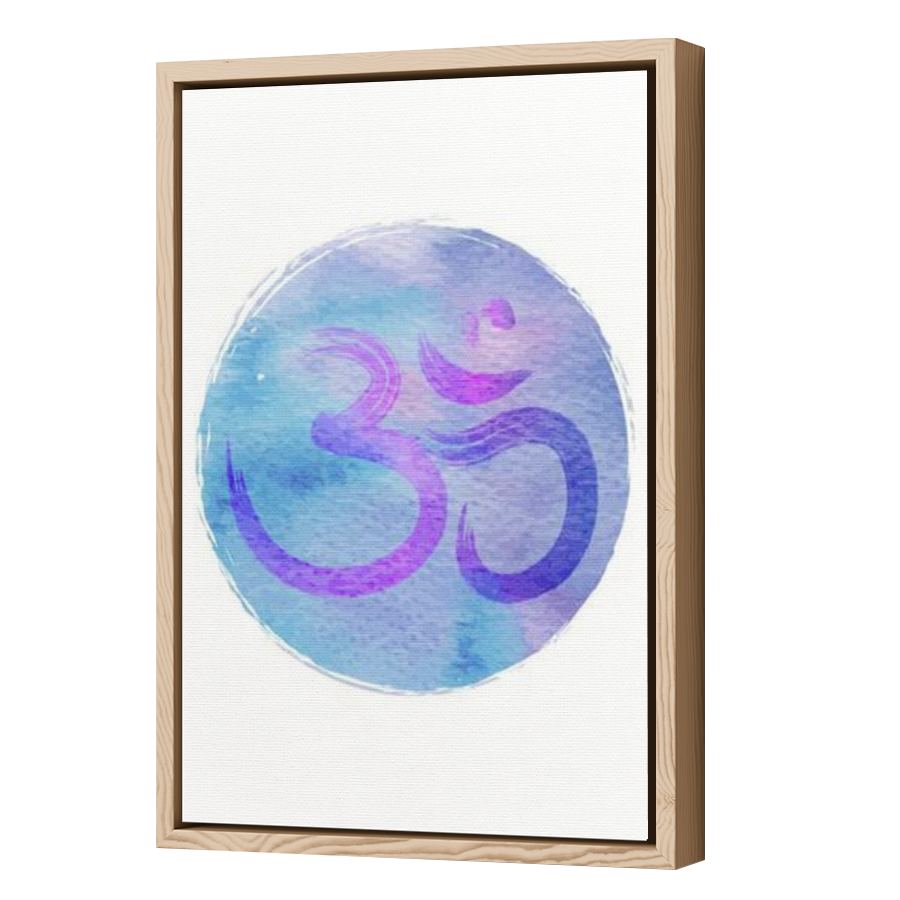 Thumbnail for Canvas - Wood Grain Floating Frame