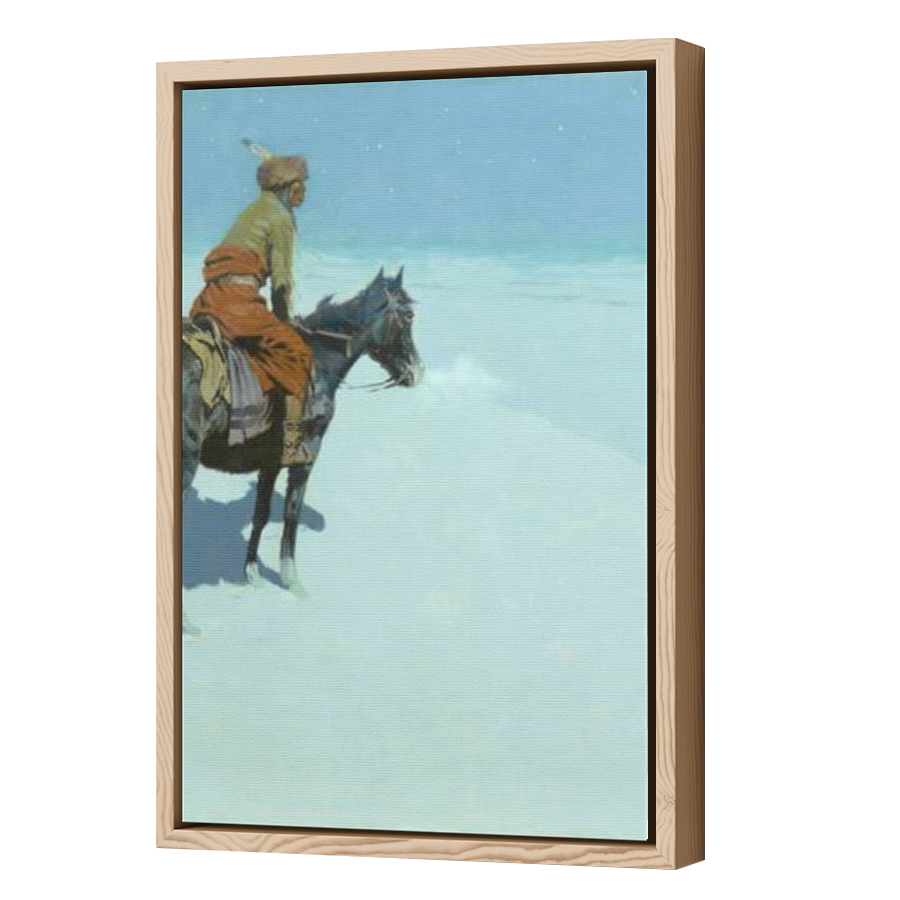 Thumbnail for Canvas - Wood Grain Floating Frame