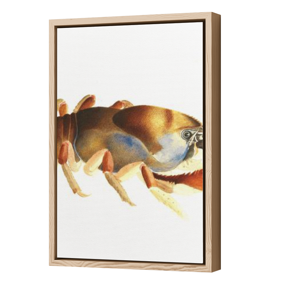 Thumbnail for Canvas - Wood Grain Floating Frame