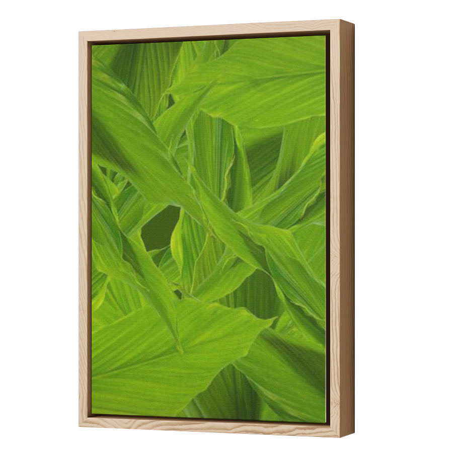 Thumbnail for Canvas - Wood Grain Floating Frame