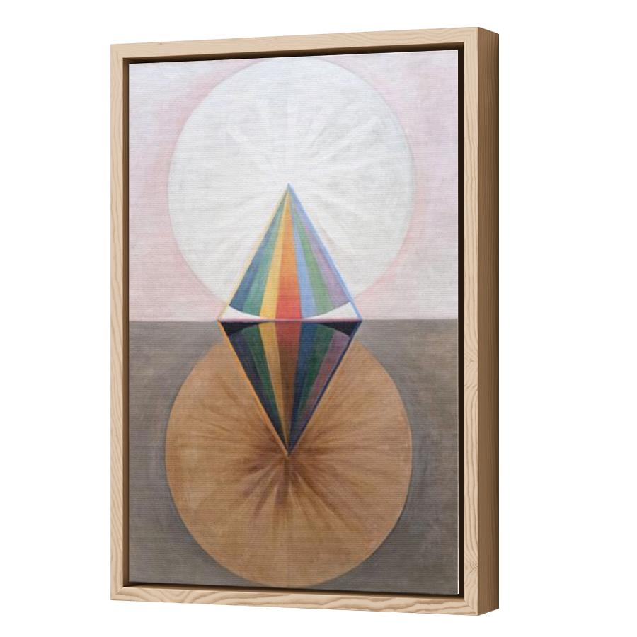 Thumbnail for Canvas - Wood Grain Floating Frame