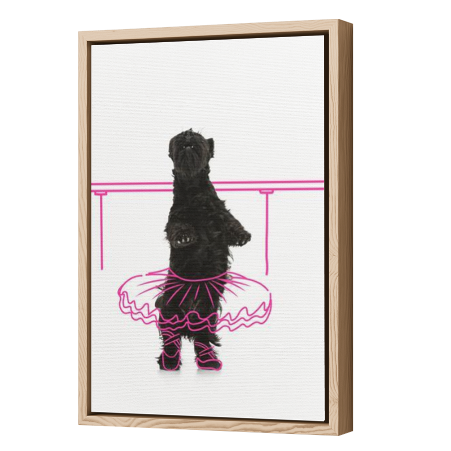 Thumbnail for Canvas - Wood Grain Floating Frame