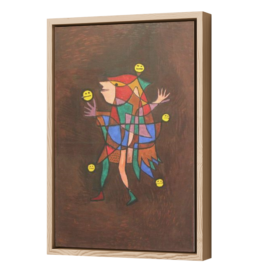 Thumbnail for Canvas - Wood Grain Floating Frame