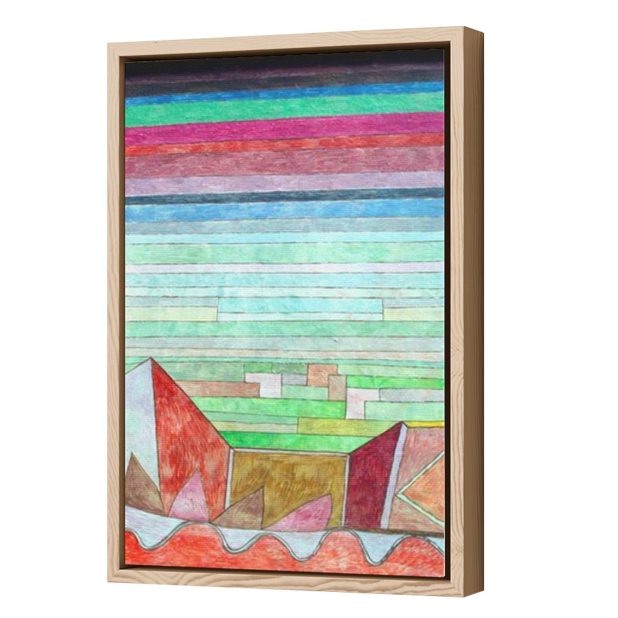 Thumbnail for Canvas - Wood Grain Floating Frame