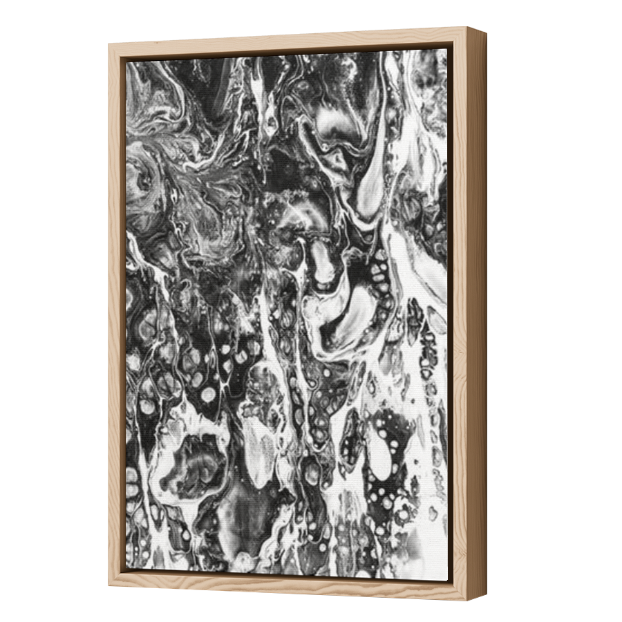 Thumbnail for Canvas - Wood Grain Floating Frame