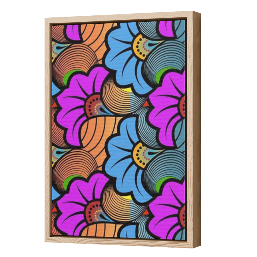 Thumbnail for Canvas - Wood Grain Floating Frame