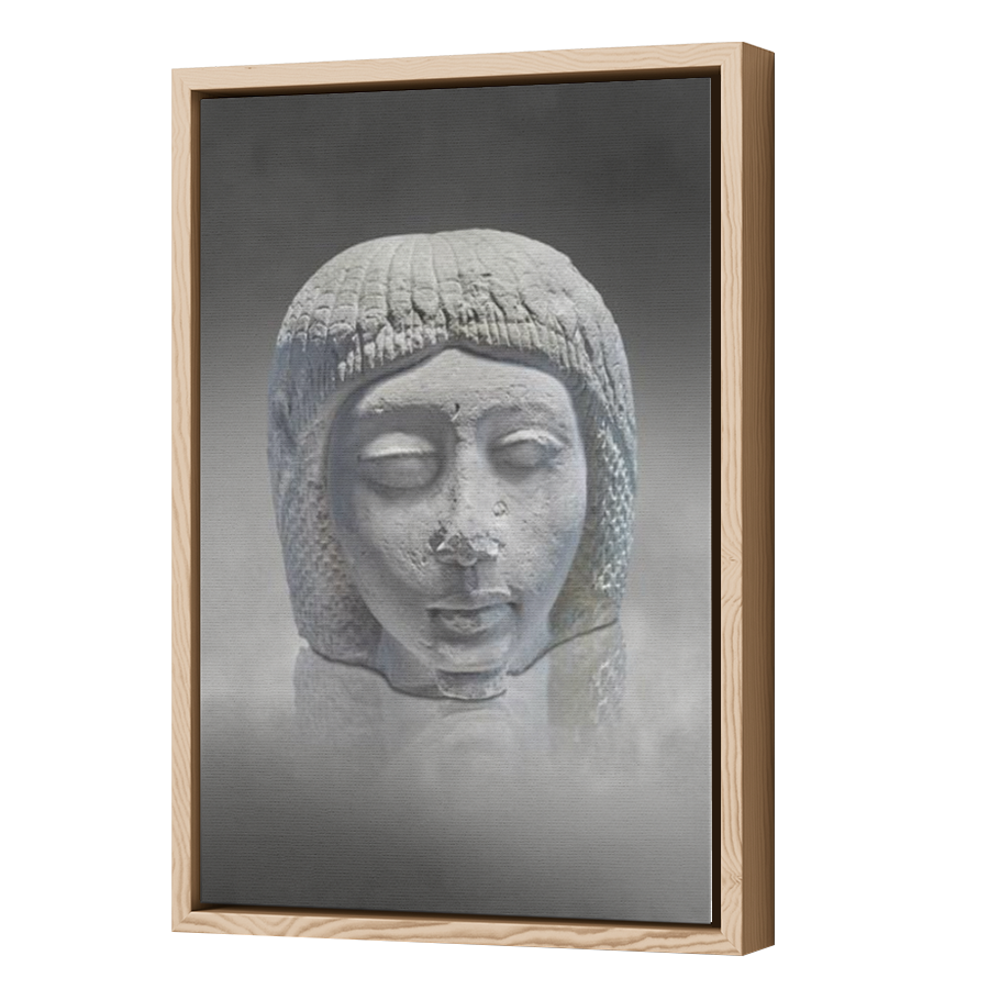 Thumbnail for Canvas - Wood Grain Floating Frame