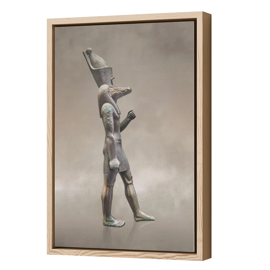 Thumbnail for Canvas - Wood Grain Floating Frame