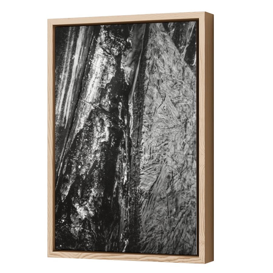 Thumbnail for Canvas - Wood Grain Floating Frame