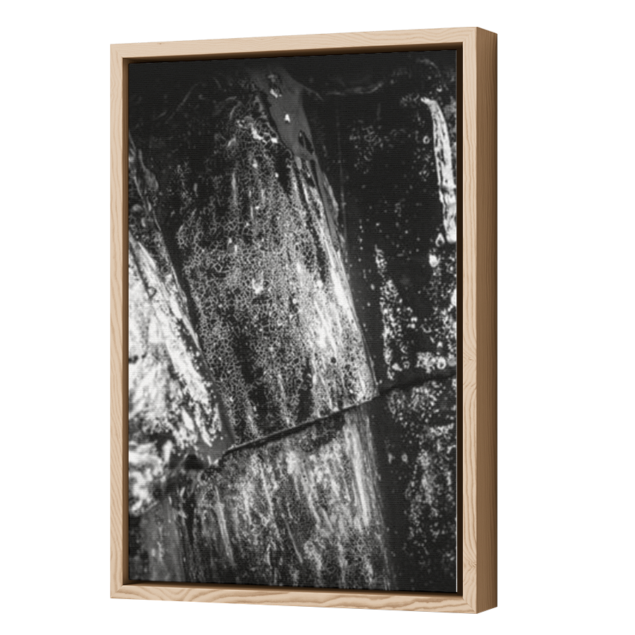 Thumbnail for Canvas - Wood Grain Floating Frame
