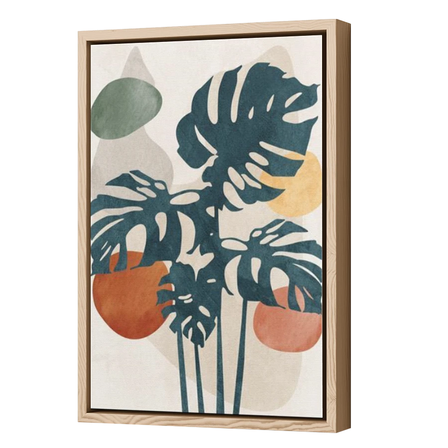 Thumbnail for Canvas - Wood Grain Floating Frame