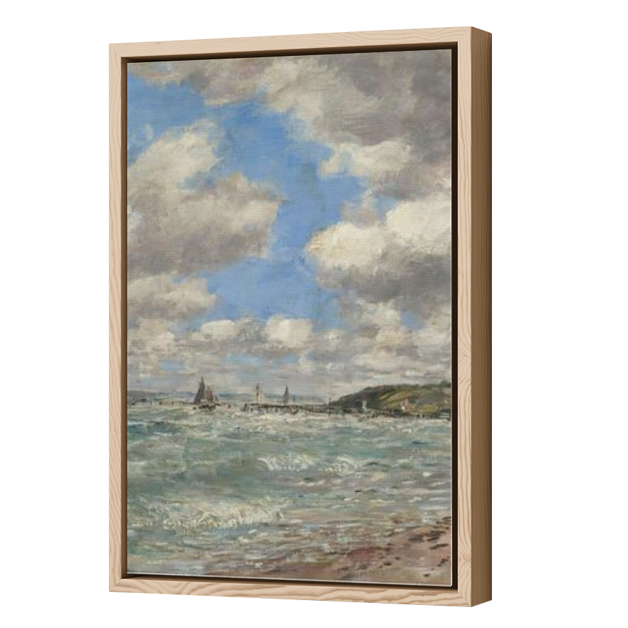 Thumbnail for Canvas - Wood Grain Floating Frame