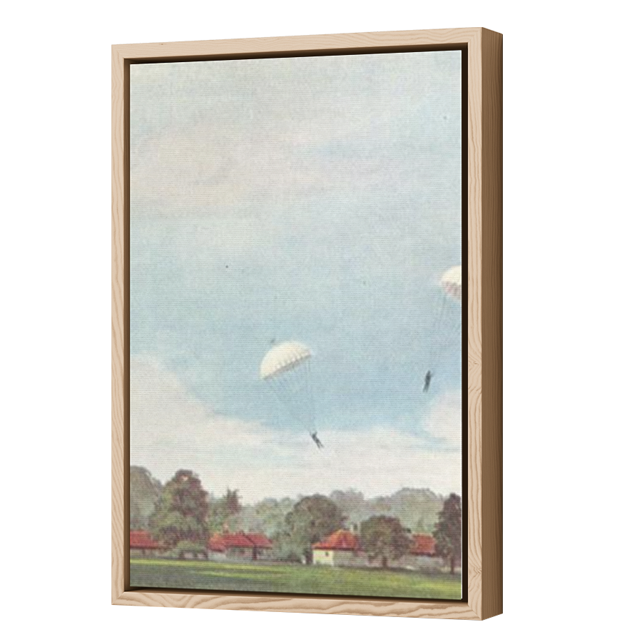 Thumbnail for Canvas - Wood Grain Floating Frame