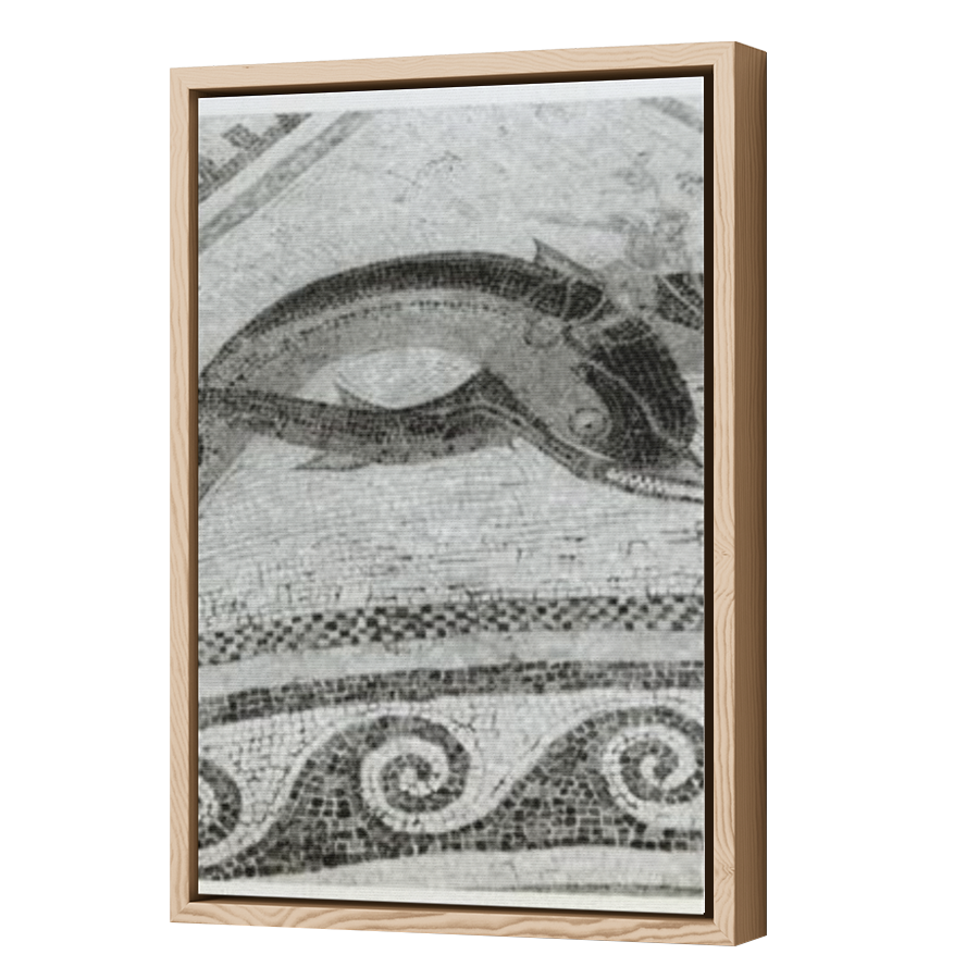 Thumbnail for Canvas - Wood Grain Floating Frame