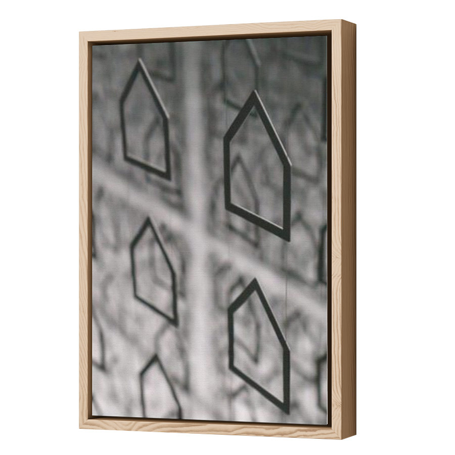 Thumbnail for Canvas - Wood Grain Floating Frame