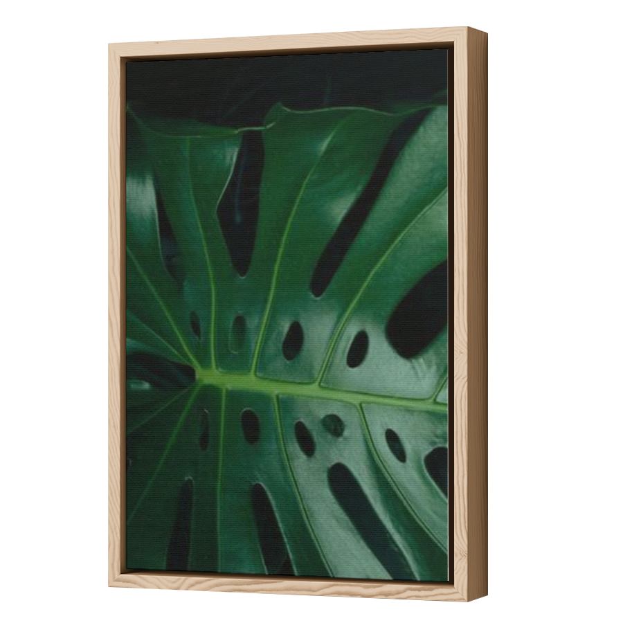 Thumbnail for Canvas - Wood Grain Floating Frame