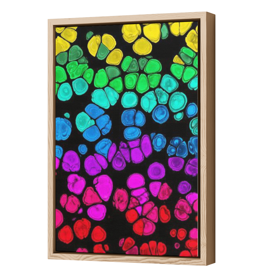 Thumbnail for Canvas - Wood Grain Floating Frame