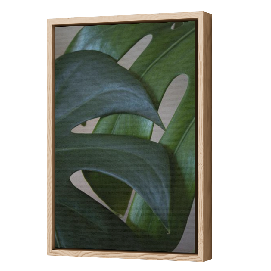 Thumbnail for Canvas - Wood Grain Floating Frame
