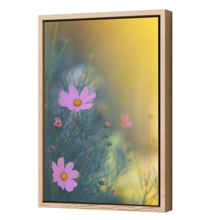Thumbnail for Canvas - Wood Grain Floating Frame