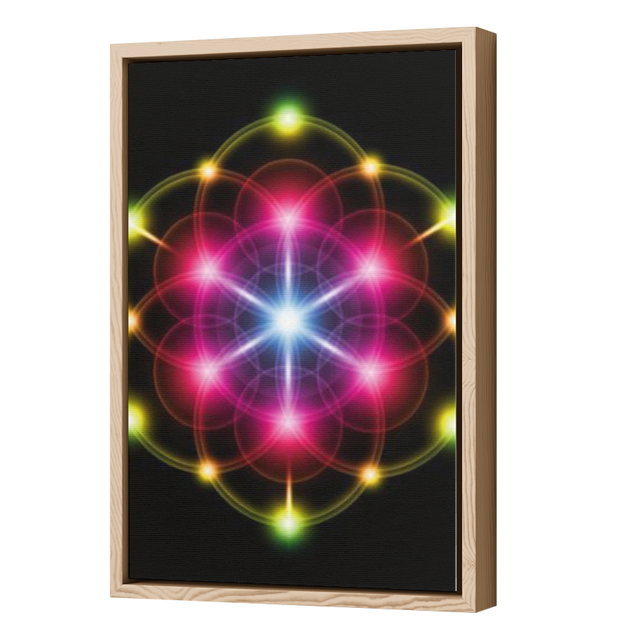 Thumbnail for Canvas - Wood Grain Floating Frame