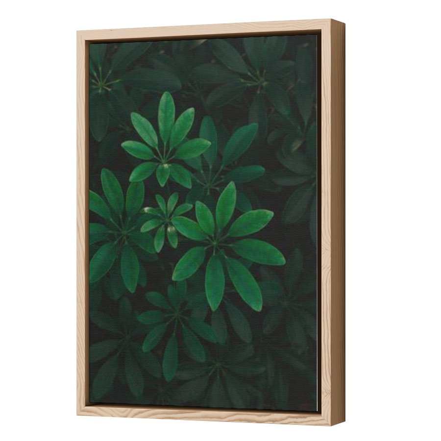 Thumbnail for Canvas - Wood Grain Floating Frame