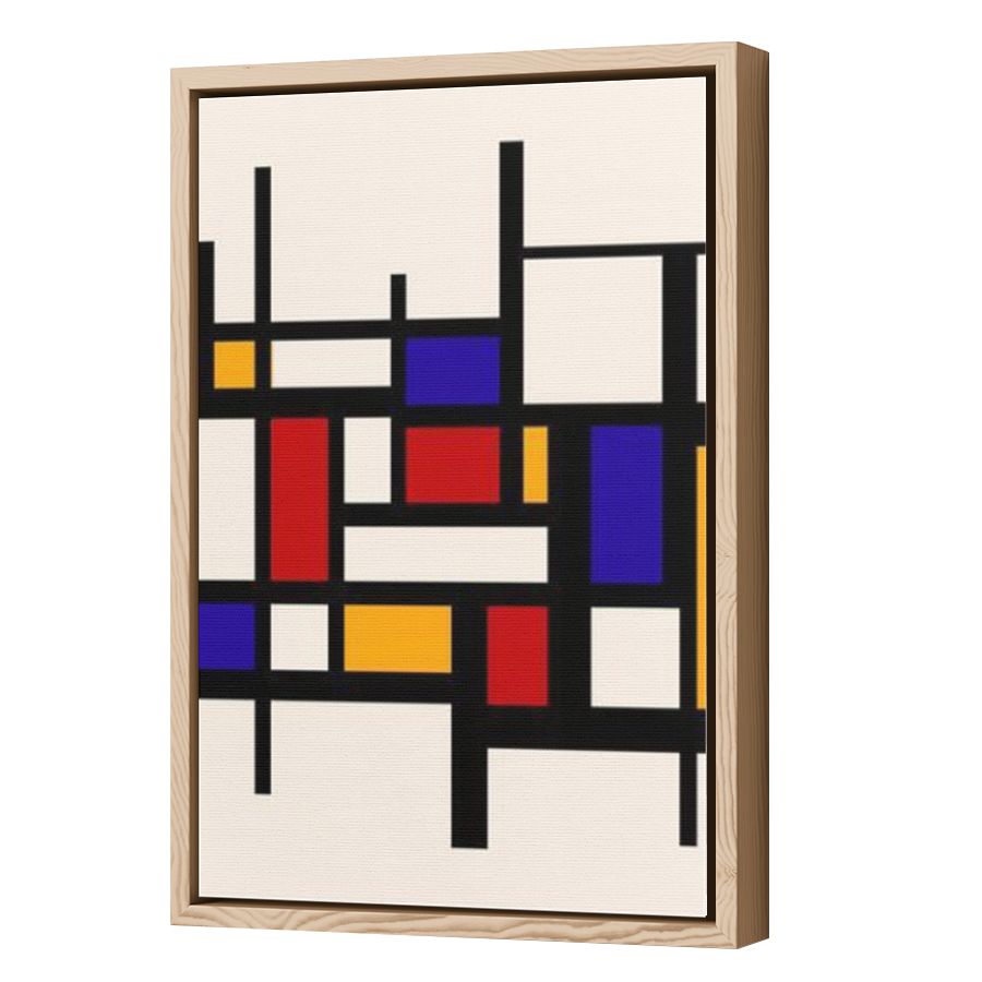 Thumbnail for Canvas - Wood Grain Floating Frame