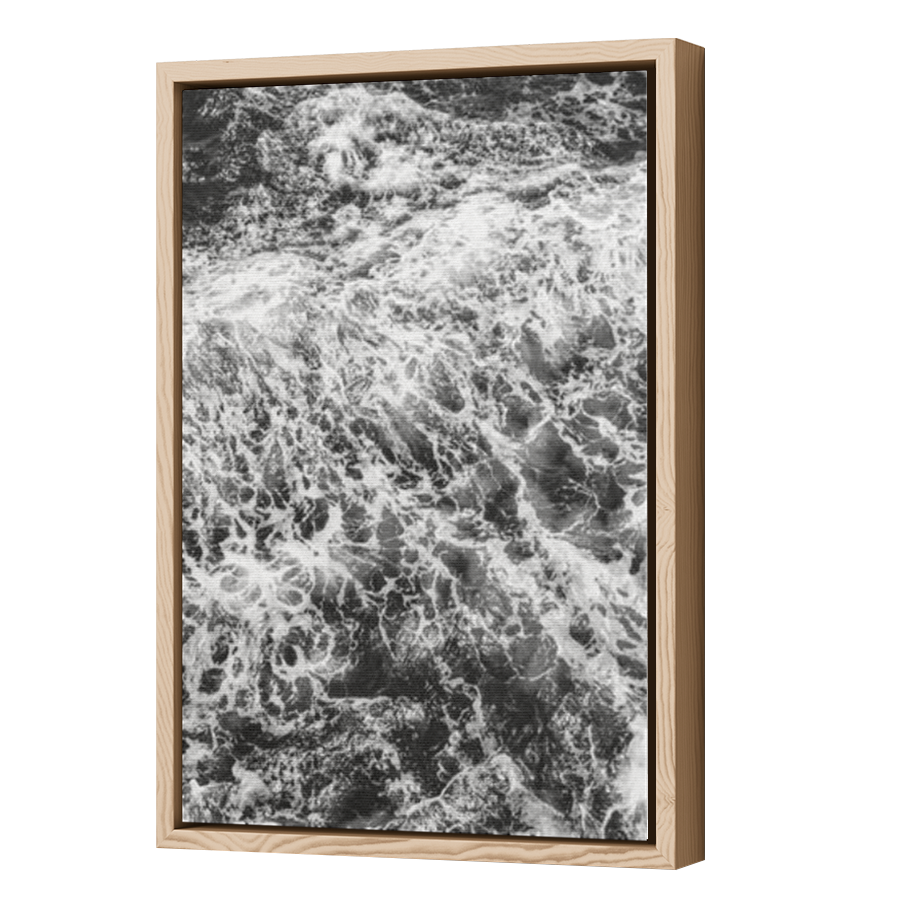 Thumbnail for Canvas - Wood Grain Floating Frame