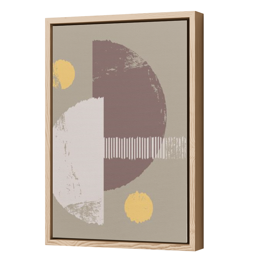 Thumbnail for Canvas - Wood Grain Floating Frame