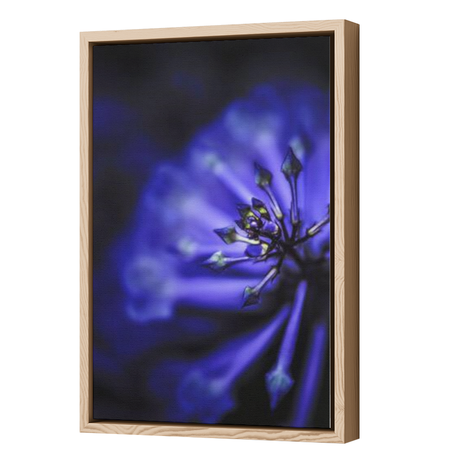 Thumbnail for Canvas - Wood Grain Floating Frame