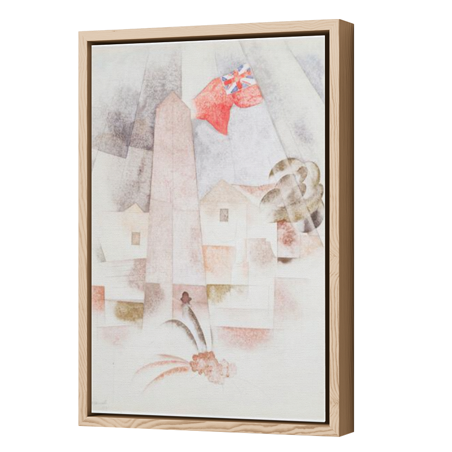 Thumbnail for Canvas - Wood Grain Floating Frame