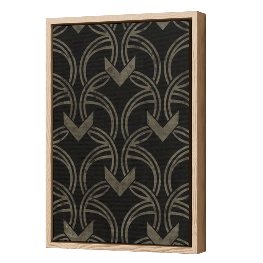 Thumbnail for Canvas - Wood Grain Floating Frame