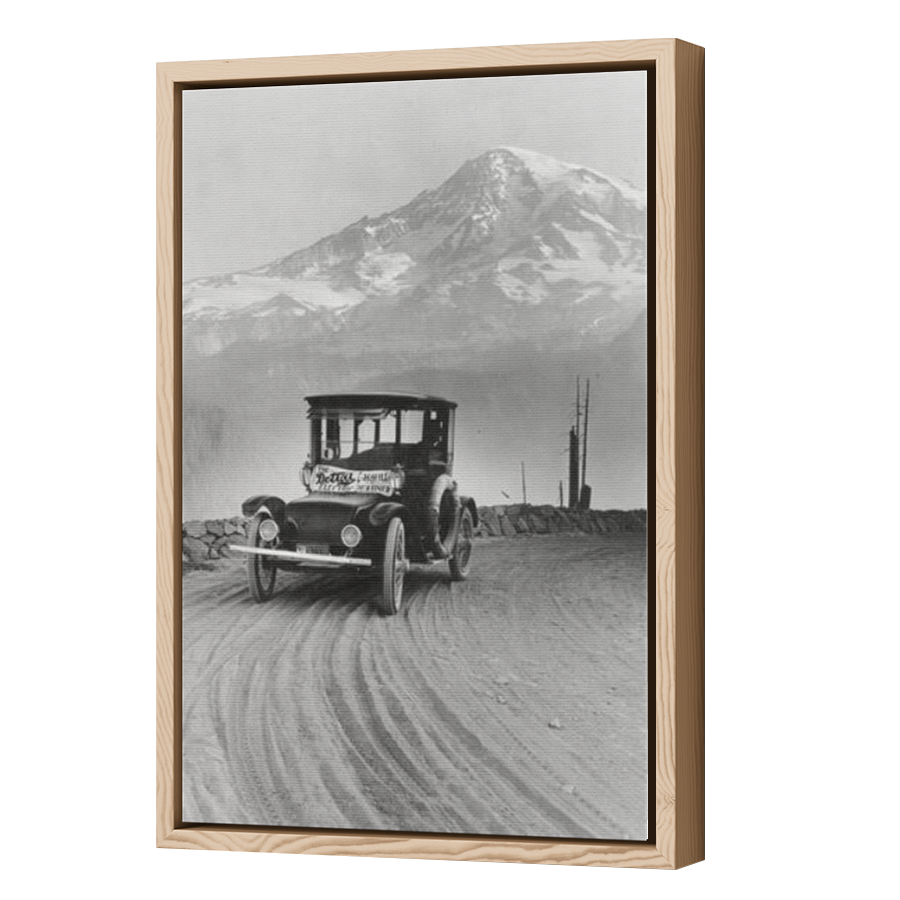 Thumbnail for Canvas - Wood Grain Floating Frame