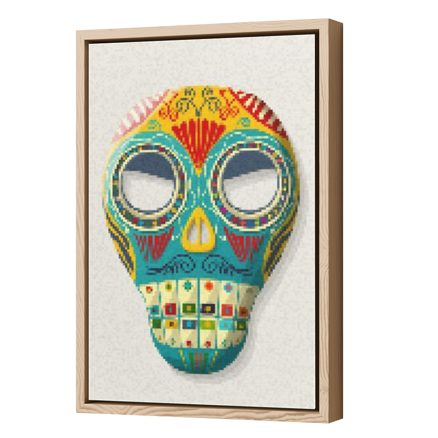 Thumbnail for Canvas - Wood Grain Floating Frame