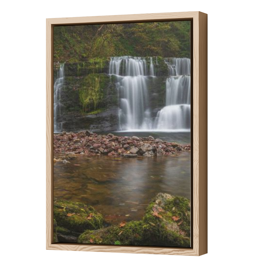 Thumbnail for Canvas - Wood Grain Floating Frame