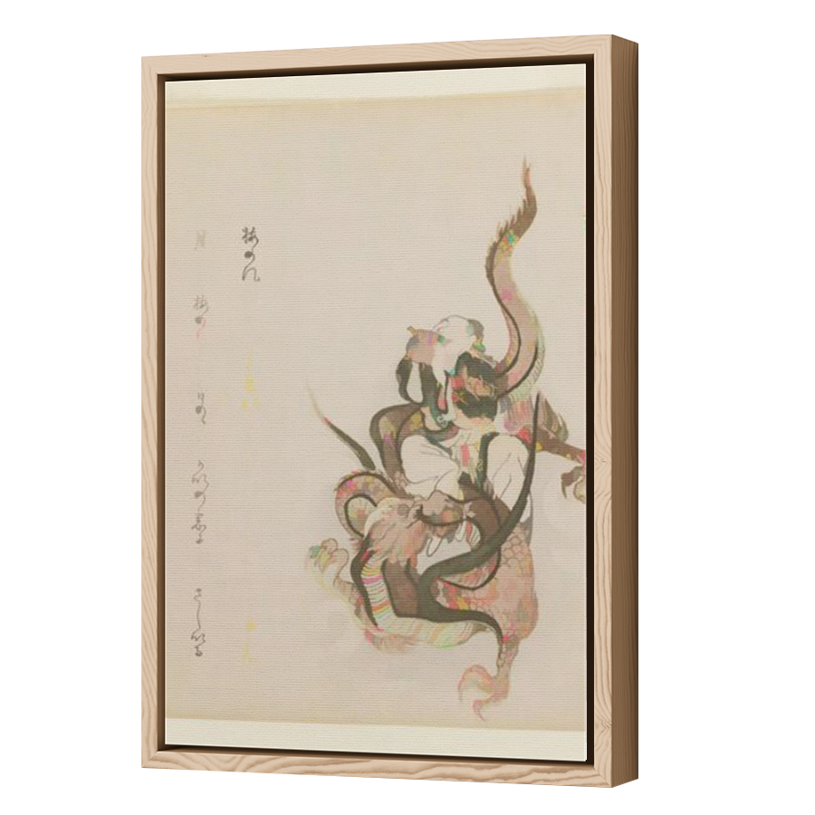 Thumbnail for Canvas - Wood Grain Floating Frame