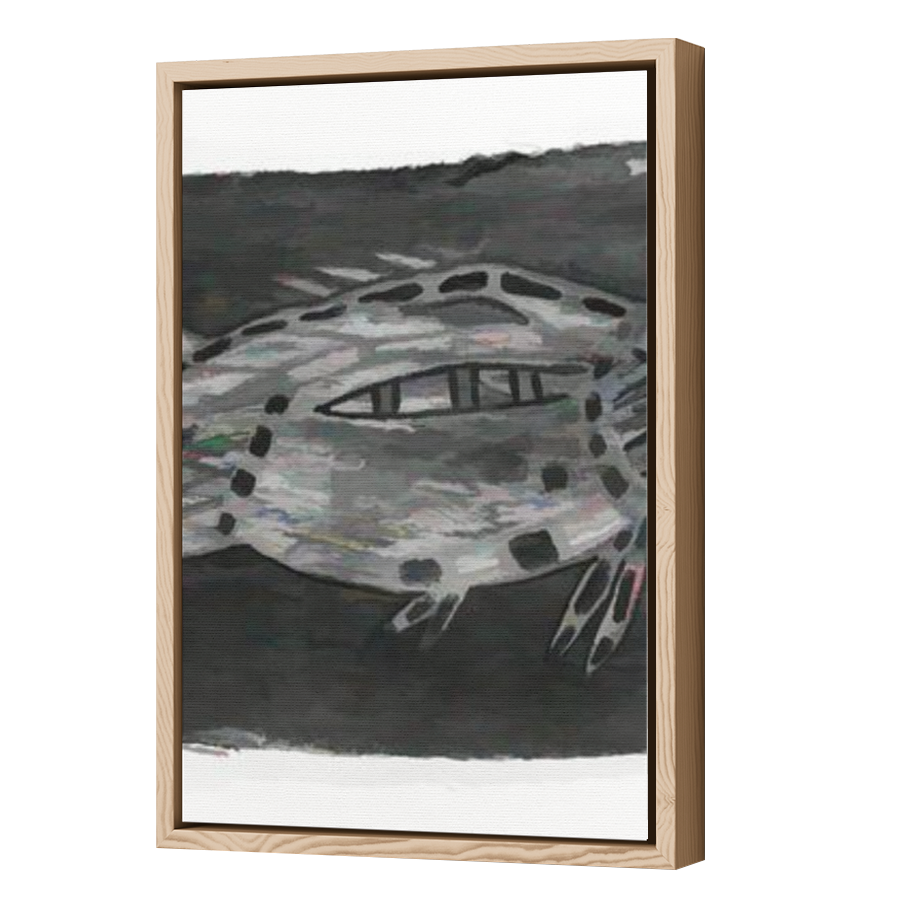 Thumbnail for Canvas - Wood Grain Floating Frame